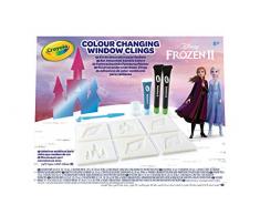 Crayola - Kit de Décoration pour Fenêtre La Reine des Neige 2 - Disney