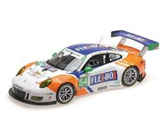 MINICHAMPS-Porsche-911/991 Gt3 R-24H Daytona 2017 Voiture Miniature de Collection, 155176954, Blanc/Rouge/Bleu