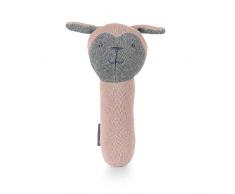 Sterntaler- Hochet Sceptre en Tricot Mouton, 3301980, Rose