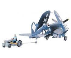 Tamiya - 61085 - Maquette - Corsair F4U-1D et Tracteur Pont - Echelle 1:48