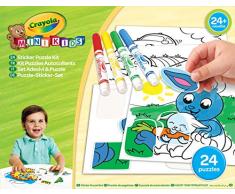 Crayola Mini Kids-Mon 1er Puzzle Autocollants, 256699.006, Multicolors