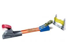 Hot Wheels Piste de Lancement Tour Electrique, coffret de jeu pour petites voitures avec circuit et lanceur, Jouet pour enfant, FTH80