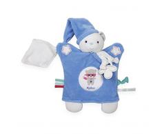 Kaloo Imagine - Doudou Marionnette Phosphorescent Ourson 20 cm - Bleu