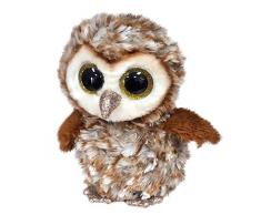 Ty- Beanie Boos-Percy la Chouette 15cm Peluche, TY36326, Multicolore