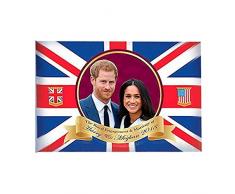 Gifts SHATCHI-1099 Drapeau Royal Wedding May 2018 Prince Harry 84 x 58,4 cm
