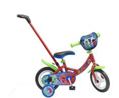 Toimsa- PJ Masks Pjmasks Vélo pour Enfant avec Canne directionnelle sous Licence Les pyjamasques 10 de 2 à 3 Ans, 1032