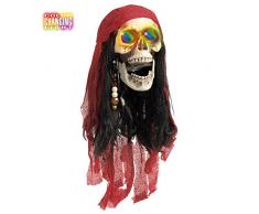 Widmann LIBROLANDIA 7828J TESCHIO PIRATA LUMINOSO CON LUCE LED CAMBIACOLORE