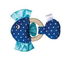 Manhattan Toy Jouet de Dentition bébé Poisson et couineur, 213590, Multicolore