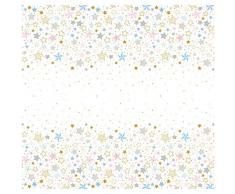 Unique Party 72413 Twinkle Little Star Nappe en plastique, 2,1 x 1,4 m