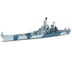T2M - 31616 - Tamiya - Maquette Plastique à Assembler - US Battleship Iowa - Echelle 1/700