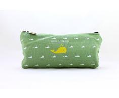 Katara 1800 Trousse à Crayons Rangement de Stylos, Fineliners - Étui à Crayons pour École ou Bureau - Baleine