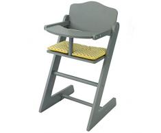 BARRUTOYS - Chaise Haute poupées Florence Jaune (00000533)