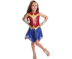 Rubies-déguisement officiel -Wonder Woman -Déguisement Classique Wonder WomanTaille XL9/10 Ans (129 à 140 cm)