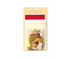 Ursus Cartes – Greetings Set Christmas, 4 Cartes et Couverts avec différents Accessoires