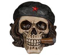 ootb - Tirelire Polyresine, Crâne - Guérilla avec Cigare, 78/5754, Mehrfarbig, Env. 15 x 13 cm