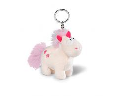 NICI Theodor - Peluche Licorne - Collection Theodor et ses Amis - Toucher Ultra Doux - Format Porte-Clés - Taille 10 cm