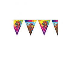 Folat- Guirlande, 26107, Multicolore, Costumes