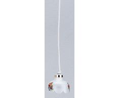 Rulke Rulke010542 Lampe à Suspension avec Plastique Parapluie et Fleurs