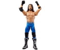 Wwe Figurine Articulée de Catch, Aj Styles 17 Cm en Tenue de Combat, Jouet pour Enfant, Gcb84