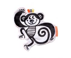ManhattanToy - 217722 - Wimmer - Ferguson - Singe froissé - Jouet sensoriel bébé avec ruban - version anglaise