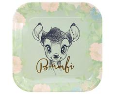 Disney Bambi- Assiettes, 78088, Menthe
