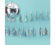 Ginger Ray GV-904 Good Vibes Guirlande à pompon irisé