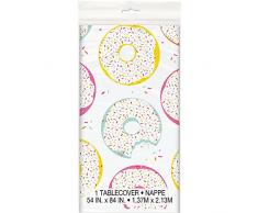 Unique Party 72583 - Nappe en Plastique - 2,13 m x 1,37 m - Fête à thème de Beignet