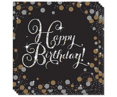 Amscan International 9901176 33 cm Celebration Serviettes de Table