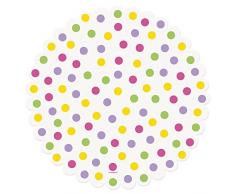 Unique Party Lumineux Polka Dot Papier napperons, Lot de 20