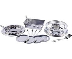 Woodyland 102191877 de Cuisine Cuisson avec Ensemble de Moule à Cake, Multicolore