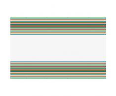 Unique Party 74733 Peppy Nappe en Plastique 2,13 m x 1,37 m