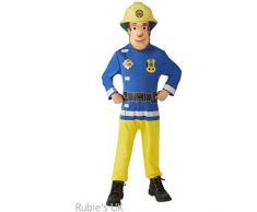 Rubies-déguisement officiel - Mattel - Déguisement classique Sam le Pompier -Taille TOD- I-620779TOD