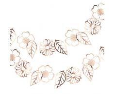 Ginger Ray Guirlande de fleurs en or rose 3 mètres
