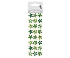 Ursus 75000001 Glitter Stickers Fleurs