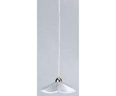 Rulke Rulke010591 Lampe à Suspension avec 6-Corner Plastique écran