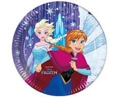 Procos 87893 Vaisselle de fête Frozen Snowflakes Taille unique