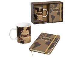 dcasa DCasa Set Cadeau Tasse avec carnet Travel Sets de Fournitures Scolaires (1)