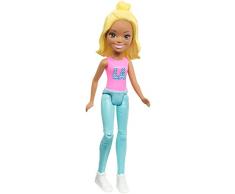 Barbie Mattel fhv57 on The Go Poupée (Blond avec pinkfa rbenem T-Shirt)