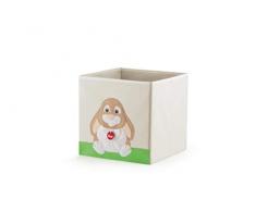 Trudi 88027 Boîte à Jouets en Tissu Multicolore