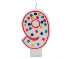 Bougie danniversaire avec numéro