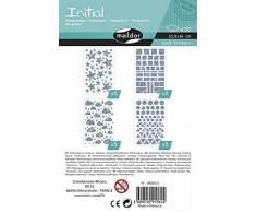 Maildor AE062O - Un sachet de gommettes Initial 20 planches 10,5x16 cm, Holographique (1 065 stickers)