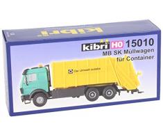 Kibri 15010 – MB SK Chariot Poubelle pour Container H0