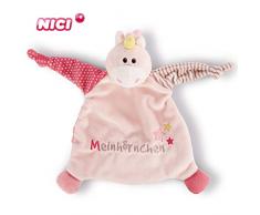 NICI 43658 Stupsi Meinhörnchen Couette Motif Licorne Rose 25 x 25 cm
