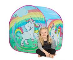 John 78807 Tente Licorne – Jeu Enfants Tente, Maison de Jeu avec Joli Motif pour Enfant