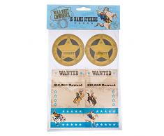 Neviti 676685 Wild West Cowboys Autocollant