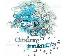 Gifts 4 All Occasions Limited SHATCHI-608 Lot de 5 confettis de table à paillettes Bleu 14 g