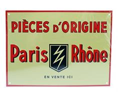 Dioramax- Miniature Voiture de Collection, Paris Rhone, Beige/Rouge