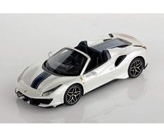 LOOKSMART- Voiture Miniature de Collection, LS496A, Blanc/Bleu