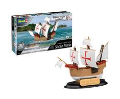Revell Easy Click System 05660 Bateau à Construire Santa Maria Christophe Colomb, échelle 1/350 Maquette, Bois