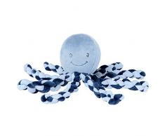 Nattou Peluche Poulpe, Dès la Naissance et Pour Bébés Prématurés, 23 cm, Bleu